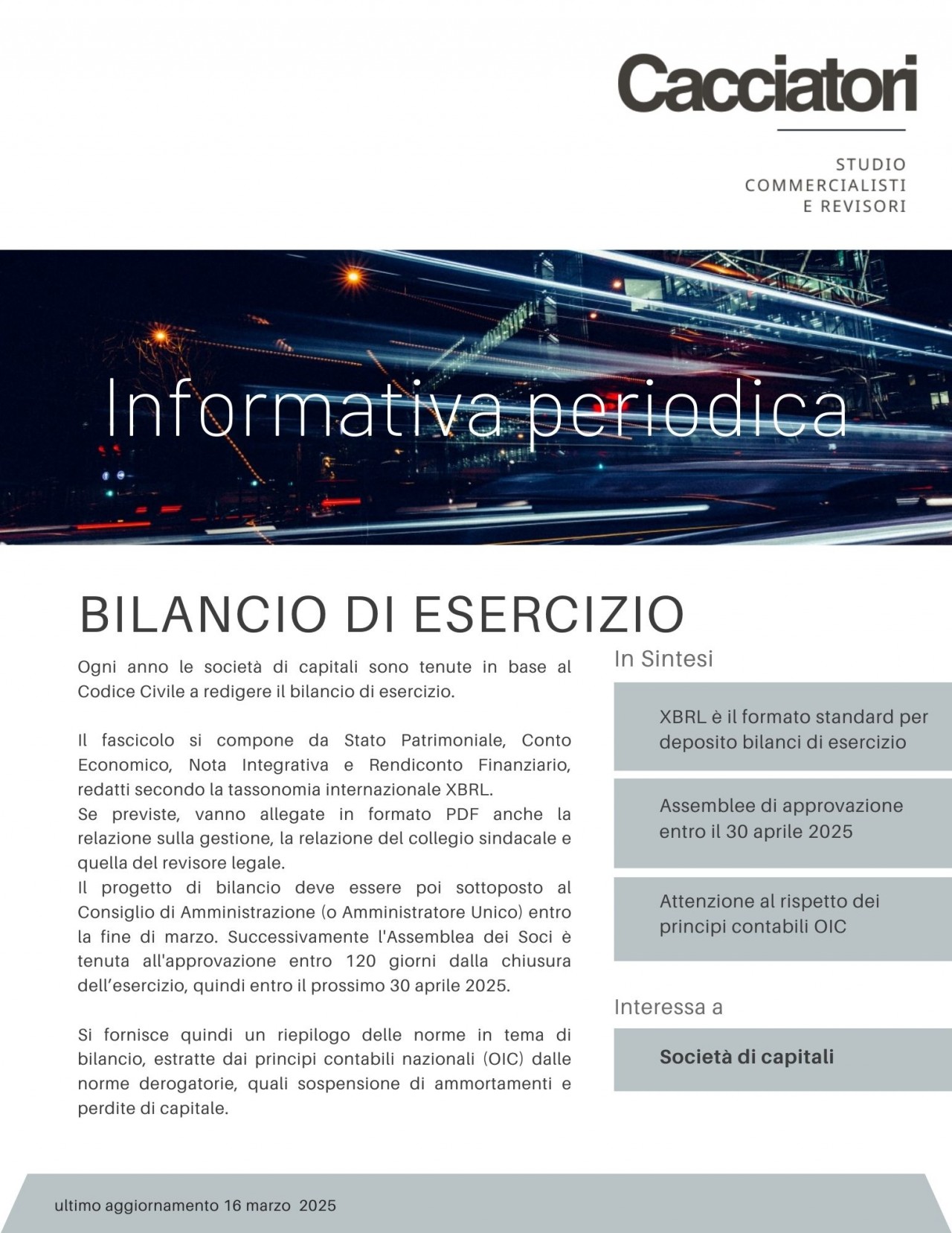 BILANCIO DI ESERCIZIO